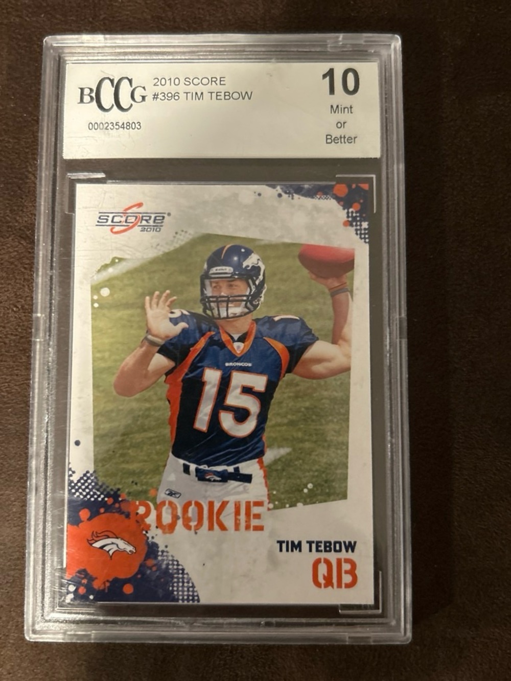 BCCG 10 Tim Tebow Rookie Card